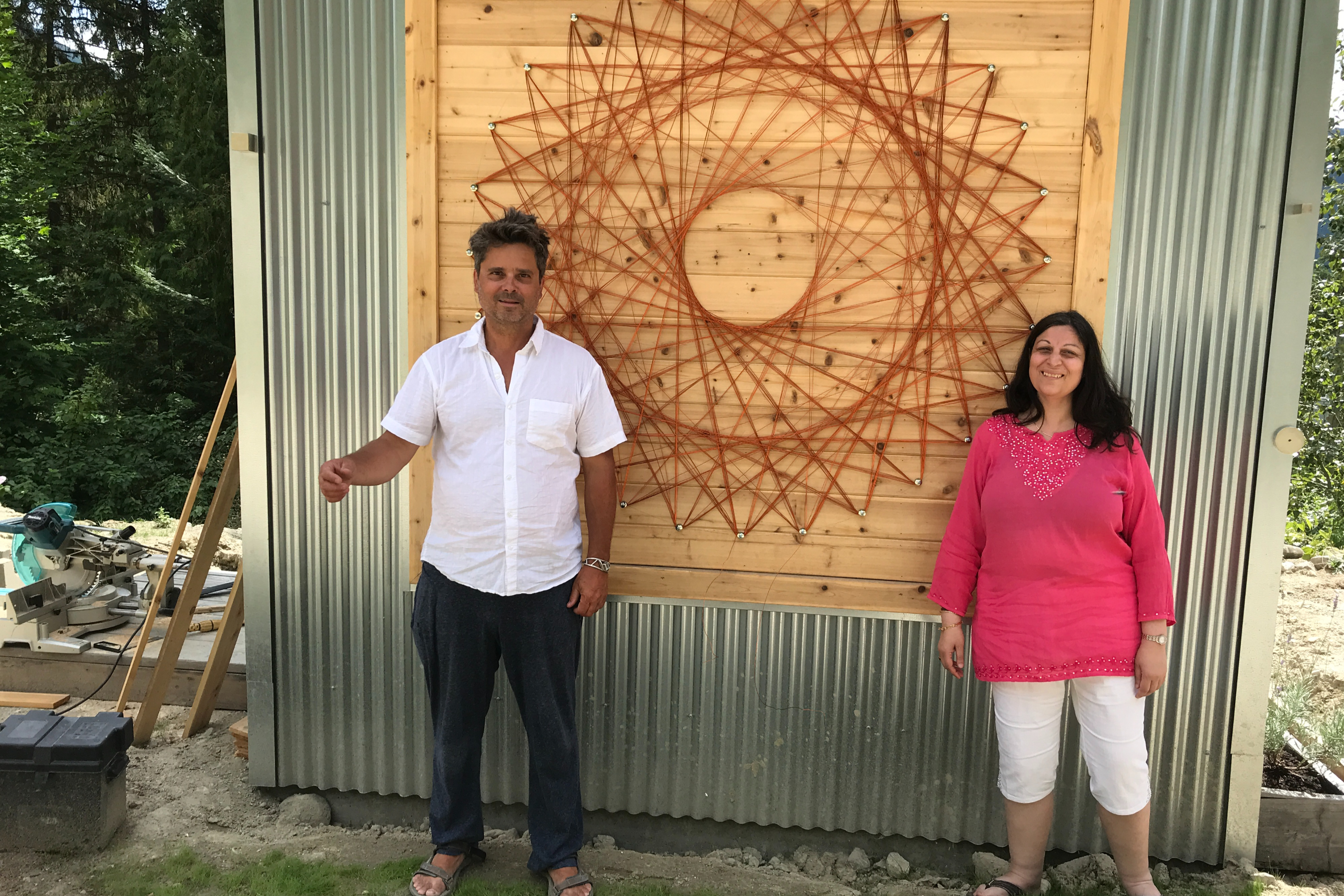David Sereda and Shahiroz Walji together in 2019
