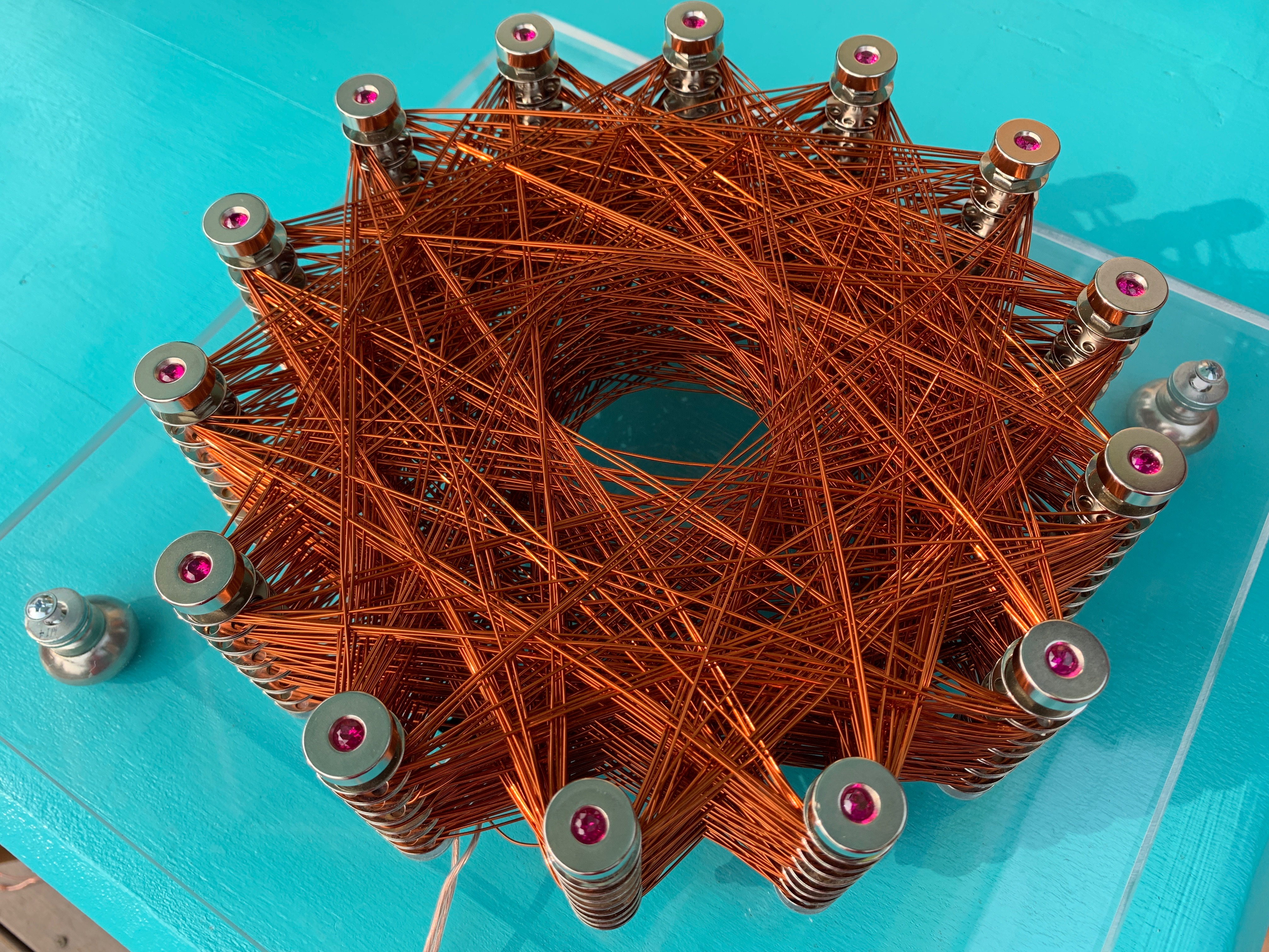 Copper coil technology for the Alive live coil-making course