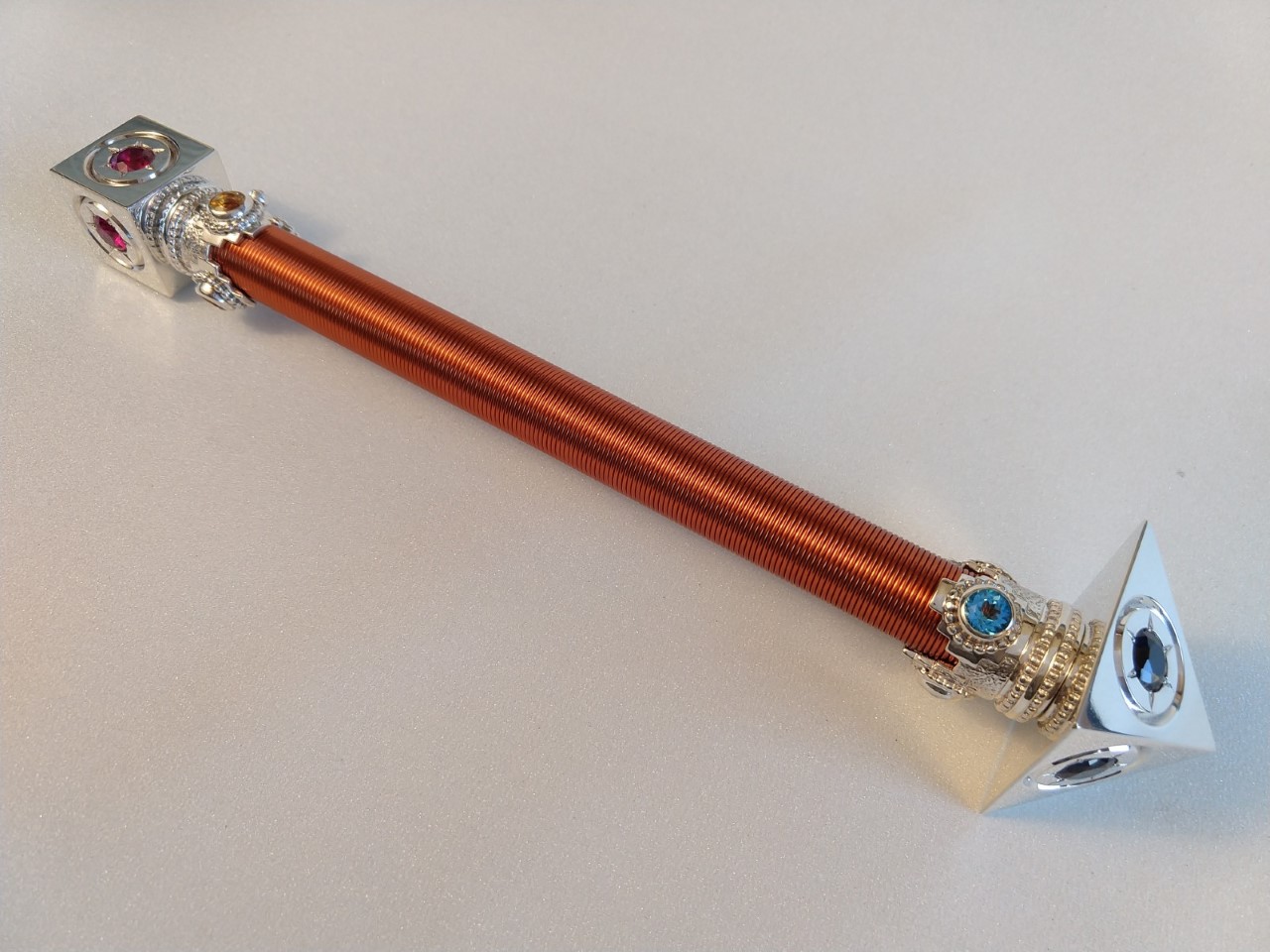 The Pyramid Sceptre in Silver