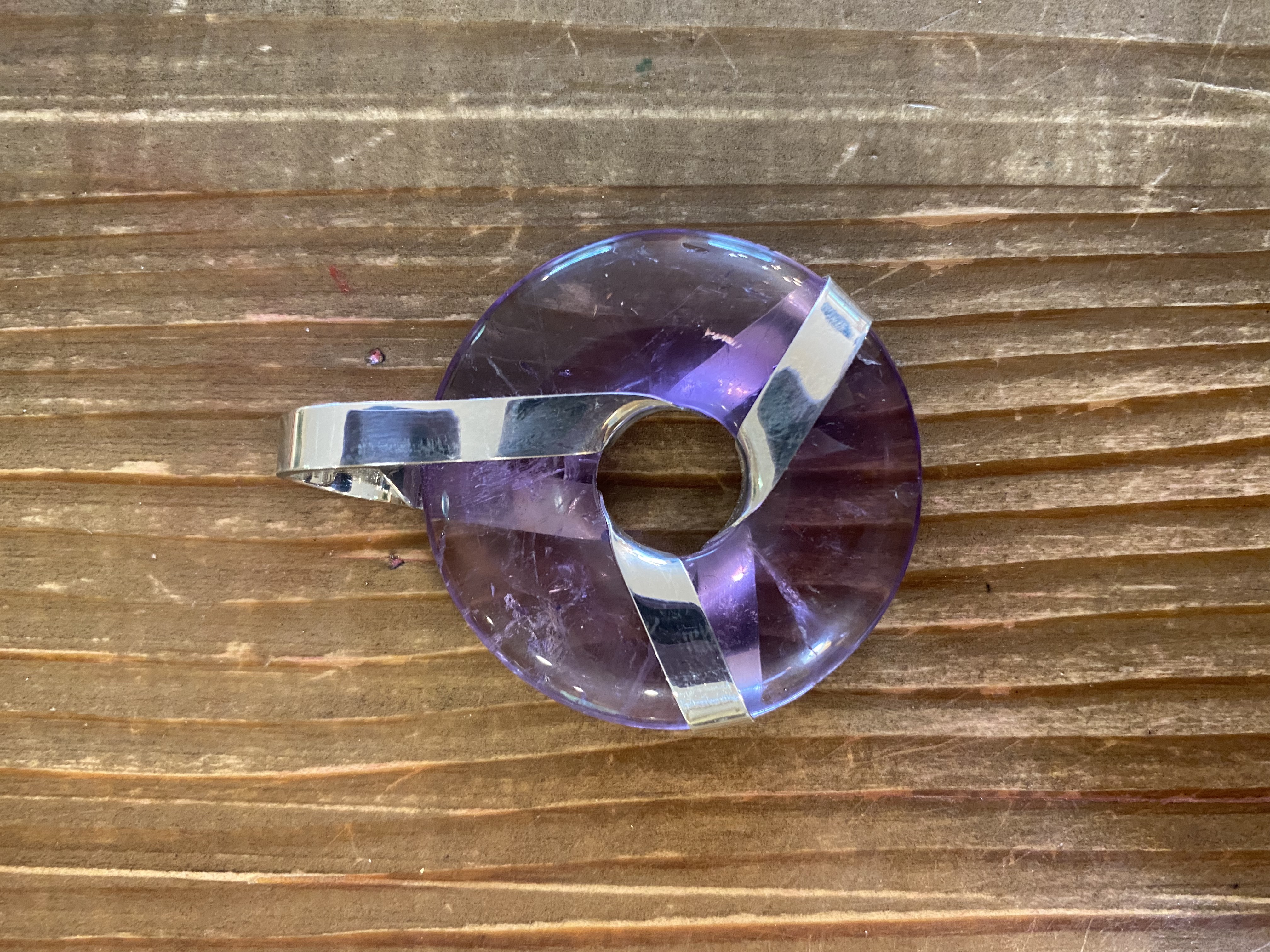Trinity Amethyst Silver