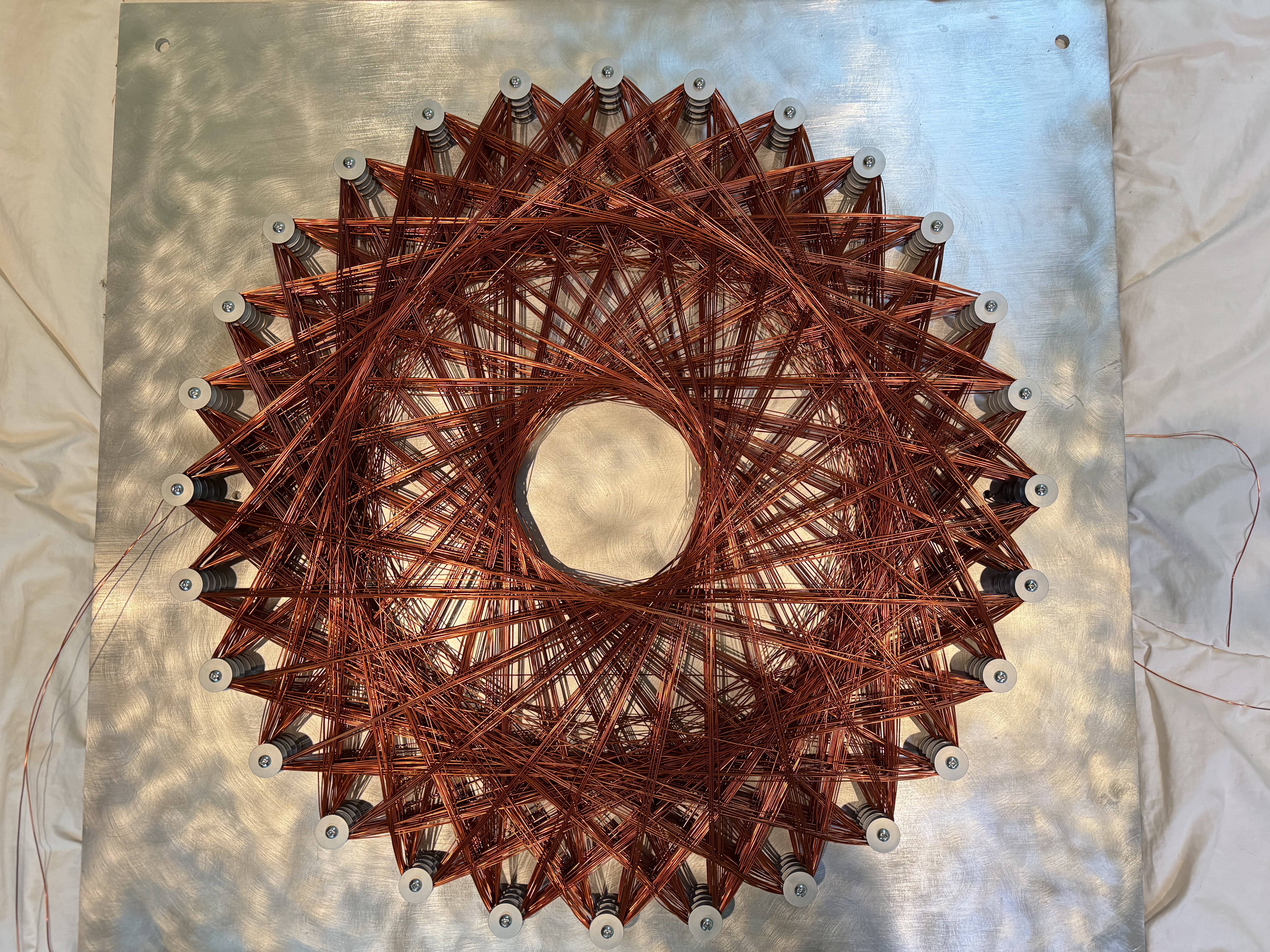 Twin Large 28-pointed - 33in base Double Spin