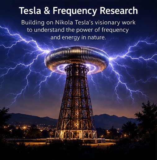 Tesla and frequency research visualization